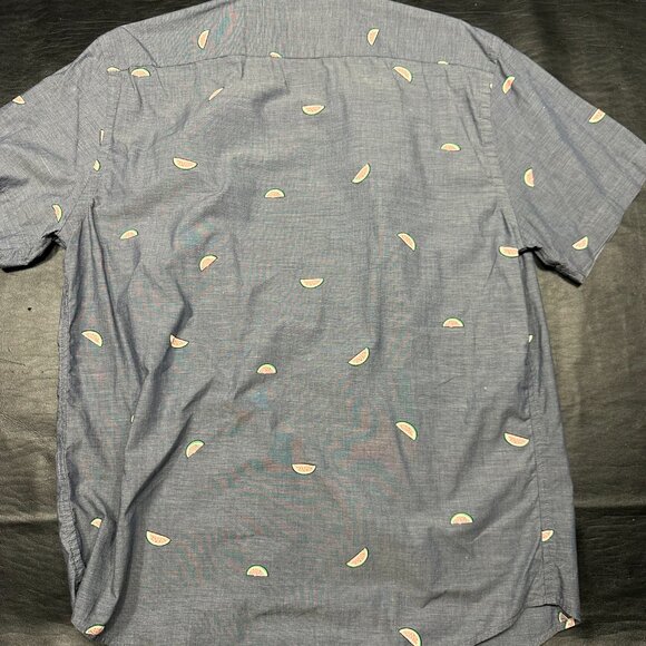 Banana Republic Slim Fit Collard Shirt - Watermelon Design - Picture 2 of 3